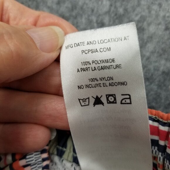 Patagonia Barely Baggies Shorts Women's Size Large Belay Stripe Desert Sage - Picture 5 of 12